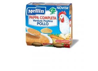 Mellin pappa completa pollo 250 g 2 pezzi