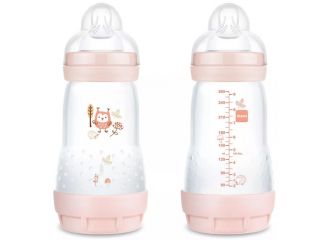 Mam biberon easy start 260ml confezione doppia femmina