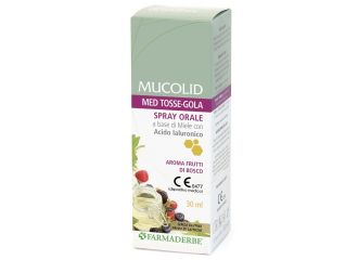 Mucolid med tosse gola spray orale 30 ml aroma frutti di bosco