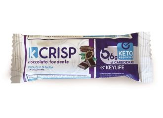 Keylife kcrisp cioccolato fondente barretta 35 g