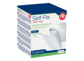 Benda elastica pic selffix senza lattice m 4x8 cm