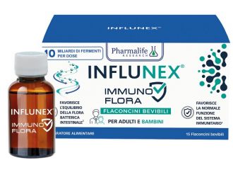 Influnex immuno flora 15 flaconcini