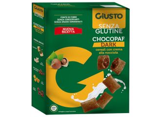 Giusto senza glutine chocopaf dark 250 g